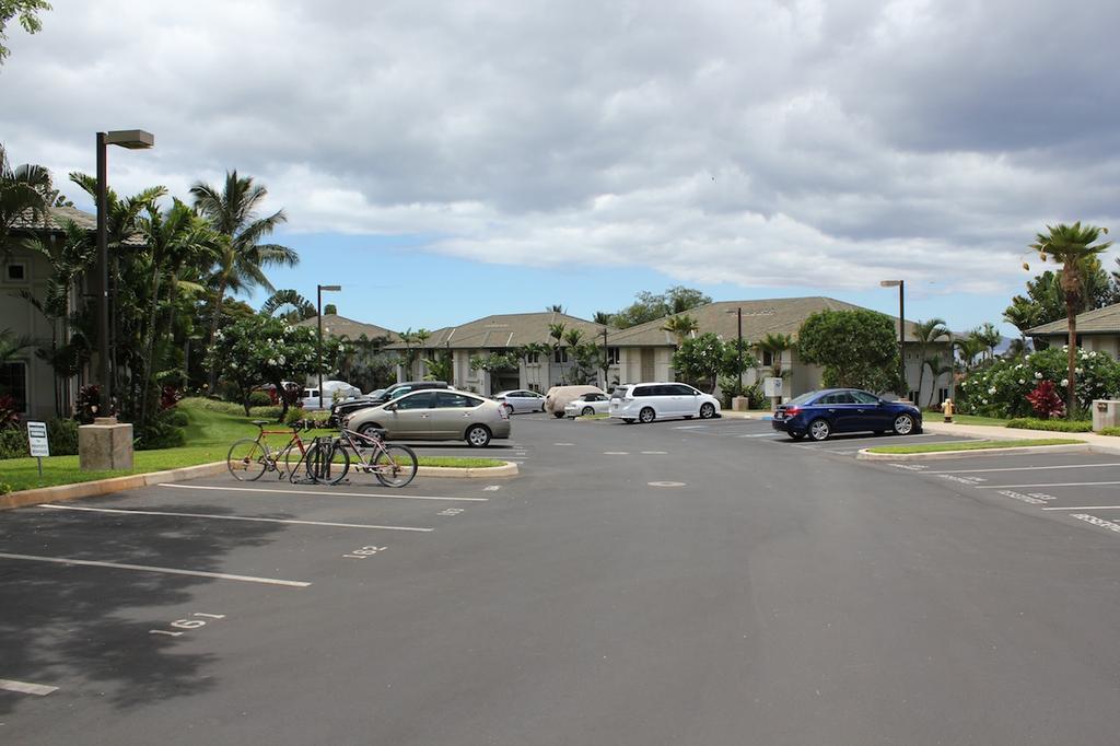 Numbered parking spots are given to Wailea Fairway Villas residents