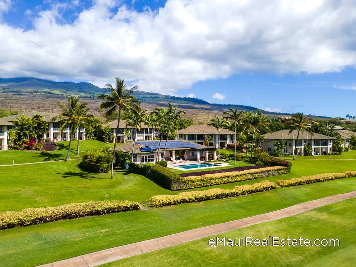 Wailea Fairway Villas offers a peaceful setting with great ocean and golf course views.