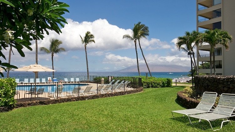 Spend the day relaxing by the pool and whirlpool directly above Polo Beach