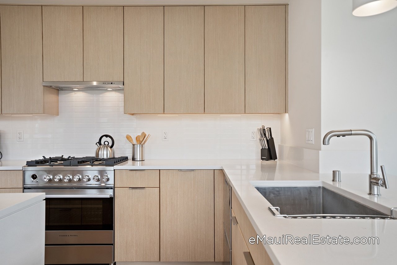 Kitchen detail at Makali'i Wailea