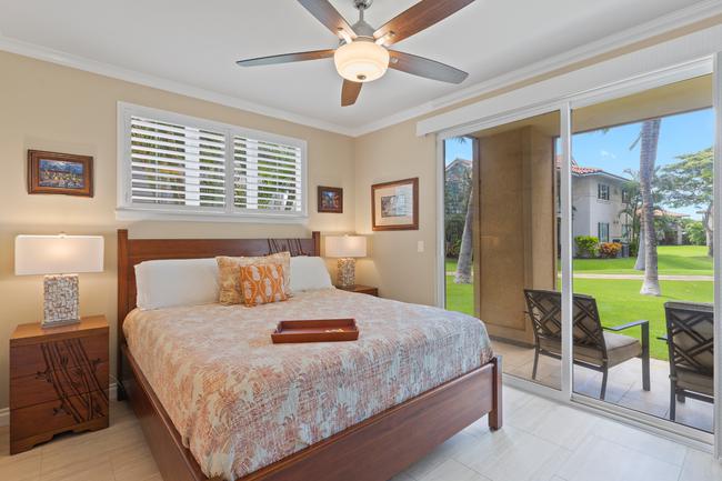 Bedroom fronts the lanai