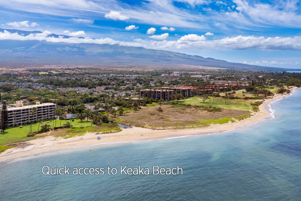 Convenient access to nearby beaches: 