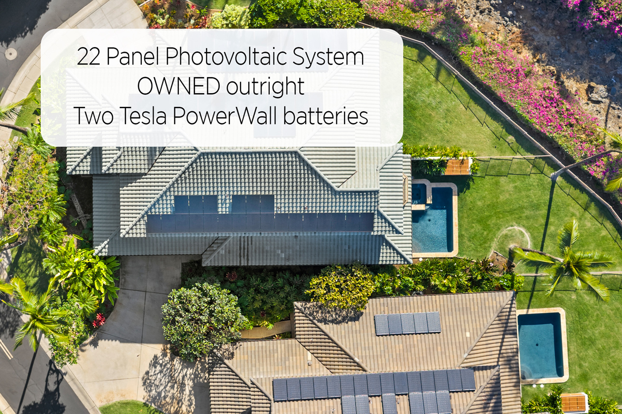 Owned Photovoltaic system: 